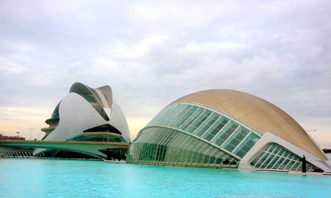 Futuristic buildings of Valencia