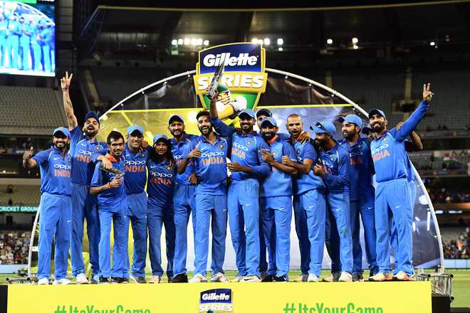 Standing tall Down Under: Dhoni leads India to historic ODI series win in Australia