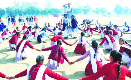 Exams ahead, students busy in R-Day rehearsals