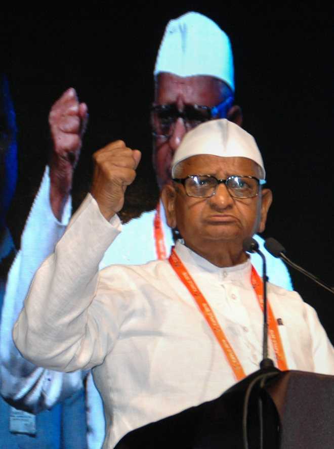 BJP failed to check corruption: Hazare