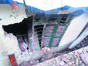 School damaged by landslide in Doda district; no casualty