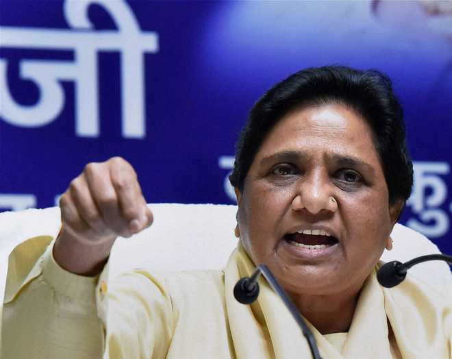 Mayawati demands ballot papers for LS polls