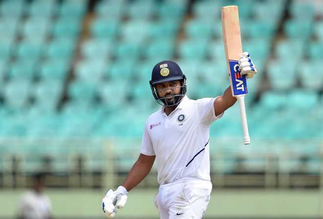 Rohit adds another feather to cap, equals Dravid’s record