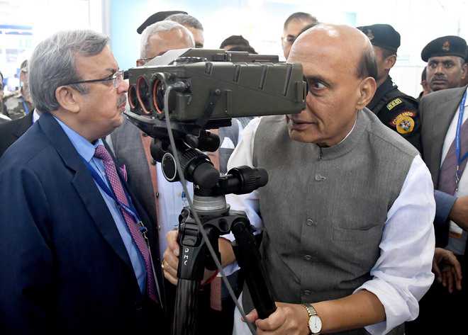 Aiming for self-reliance in defence: Rajnath