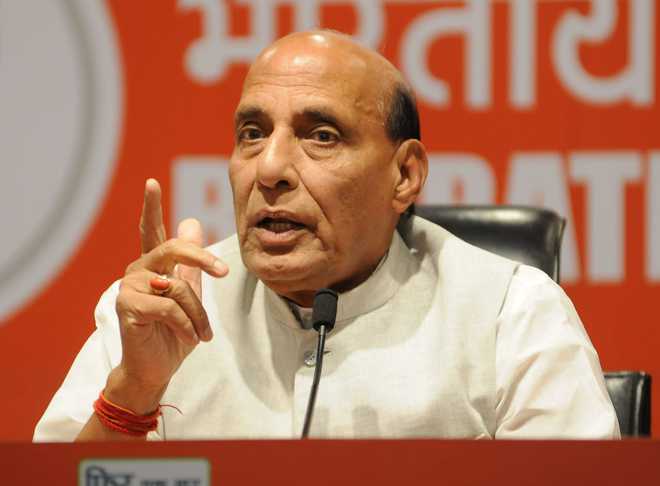 Rajnath okays 4-fold raise in relief for families of battle casualties