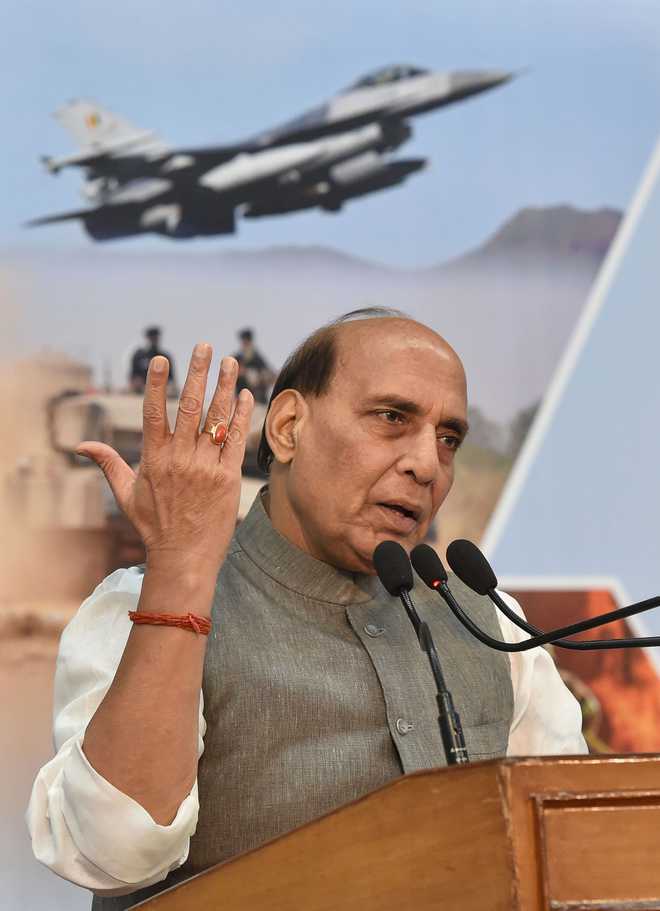 Rajnath to perform 'Shastra Puja' after receiving Rafale jet in Paris