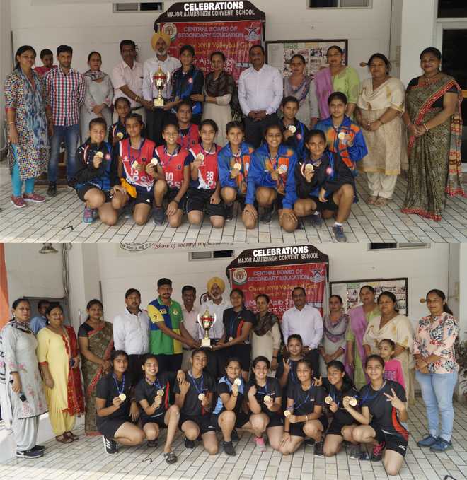Students showcase talent in CBSE volleyball competition