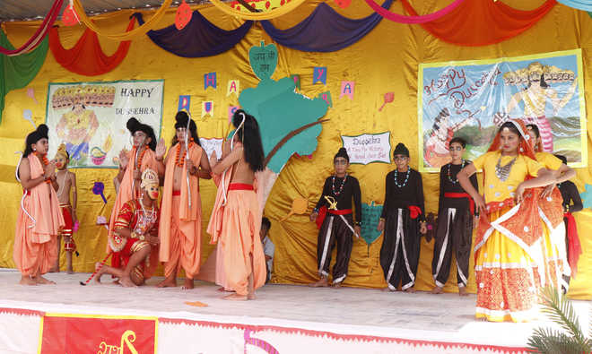 Dasehra celebrated in city schools