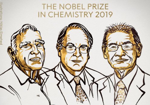 Trio wins Nobel Chemistry Prize for developing lithium-ion battery