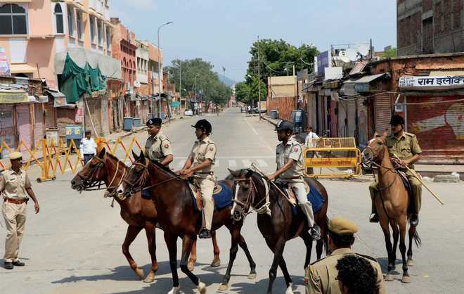 Curfew in R’sthan town after clashes during Dasehra