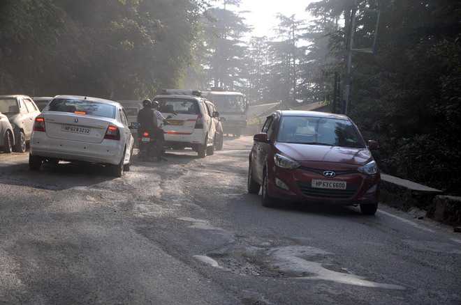 Shimla roads make for a back-breaking journey
