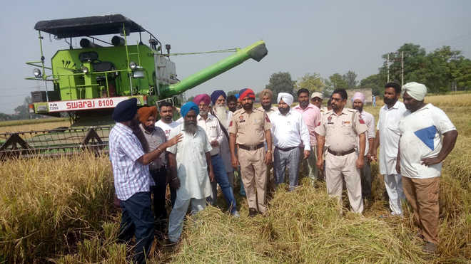 Combine seized for not using straw tool
