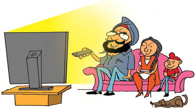 Big TVs Punjabis’ new fad