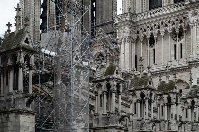 Removal of Notre Dame’s melted scaffold to begin ‘in weeks’