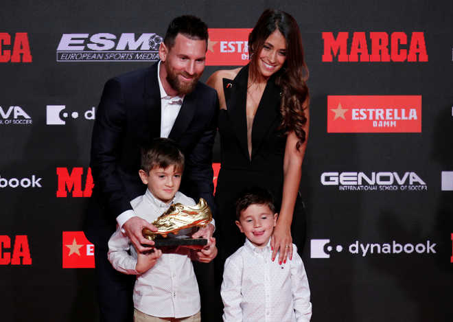Messi wins third straight Golden Shoe as top league-goal scorer