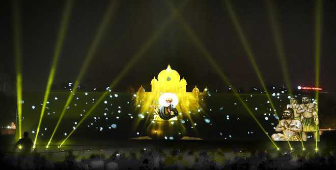 Light & sound show on Guru Nanak Dev’s life draws crowd