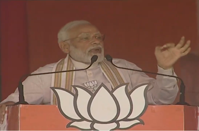 Campaigning in Haryana, Modi again targets Congress on Article 370