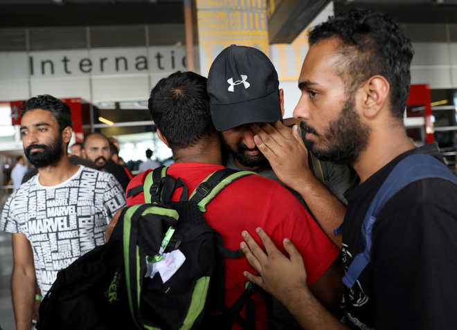 Deported from Mexico, 311 Indians back home