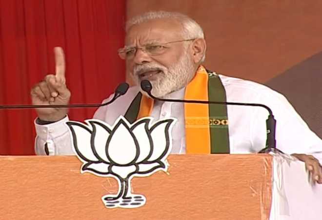Congress destroyed nation with its wrong policies, says Modi