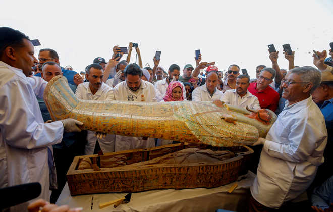 Egypt reveals details of 30 ancient coffins found in Luxor