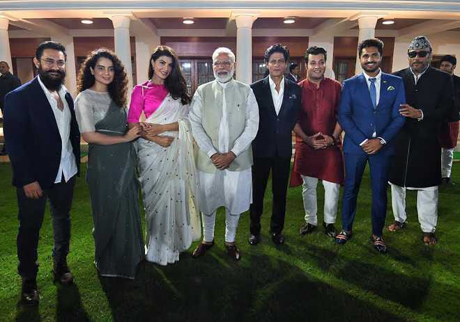 PM meets Bollywood stars, discusses ways to celebrate Gandhi’s 150th birth anniversary