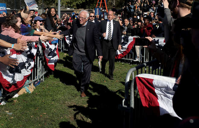 Sanders draw thousands to rally in New York in comeback from heart attack