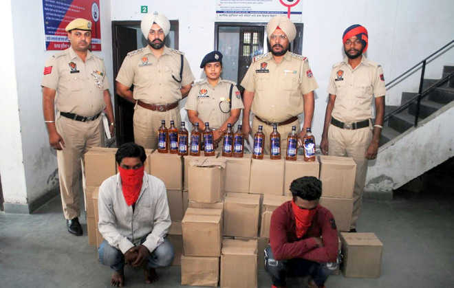 215 cartons of illicit liquor seized