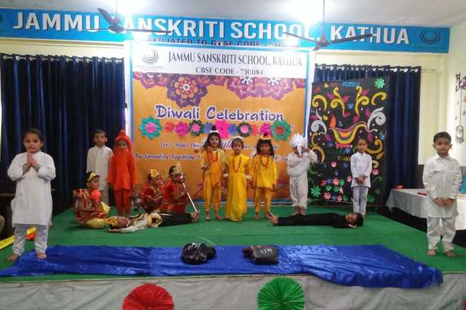 Diwali celebrations at Sanskriti School