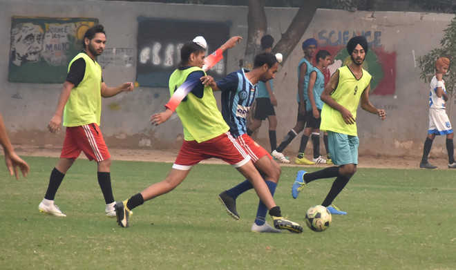 Selection trials held for football cup