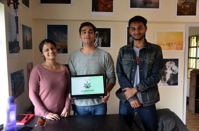 Youngsters create portal to sell hemp-based products