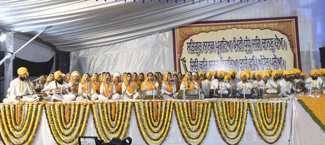 Kirtan darbar depicting Guru Nanak’s philosophy organised