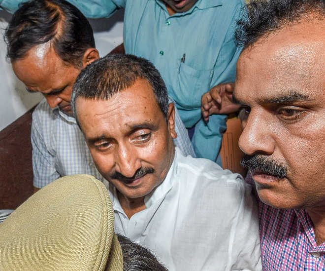 Sengar was among 154 undertrials in Tis Hazari lock-up when police-lawyers clash broke out