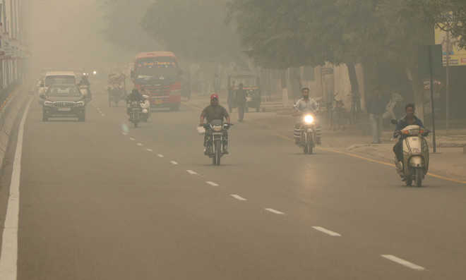Smog leads to dip in visibility