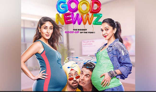 ‘GoodNewwz’: Akshay, Diljit stuck between Kareena, Kiara’s baby bumps