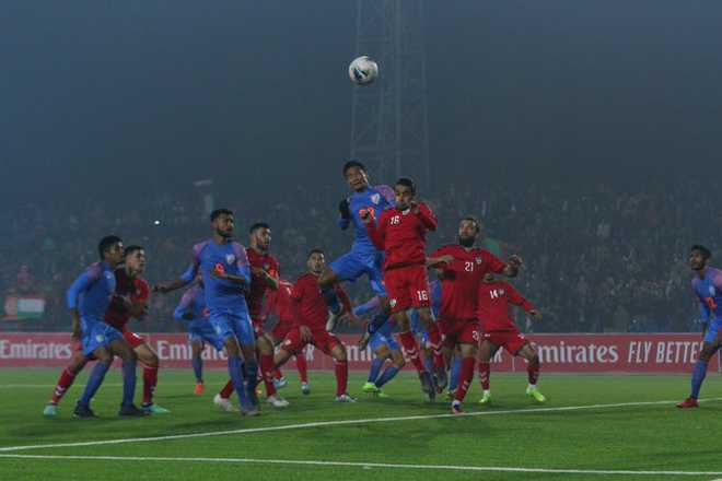 Injury-time goal saves India against Afghanistan