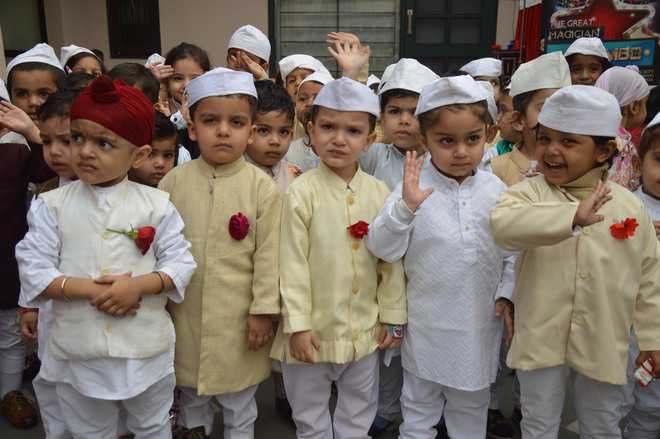 Children's day special | Children's day speech | Fancy dress competition as Jawaharlal  Nehru - YouTube
