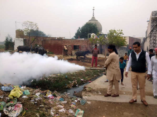 MC fails, NGO conducts fogging in city