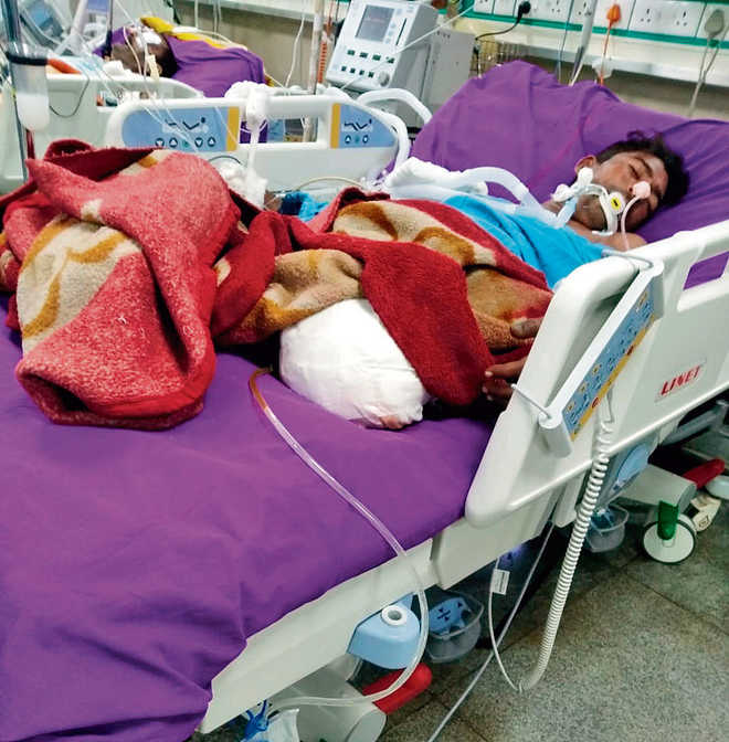 Thrashed Dalit youth critical, his legs amputated; all 3 accused held