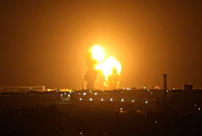 Palestinian rockets, Israeli air strikes jolt tenuous Gaza truce