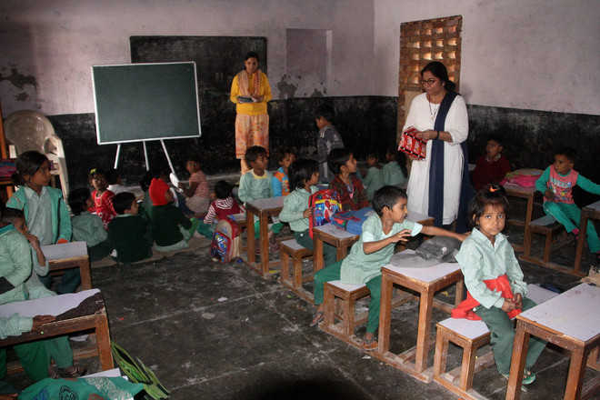 Officials survey girls’ school site in Rohtak