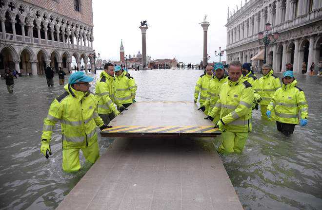 Venice braces for ‘tough day’ as high tide looms
