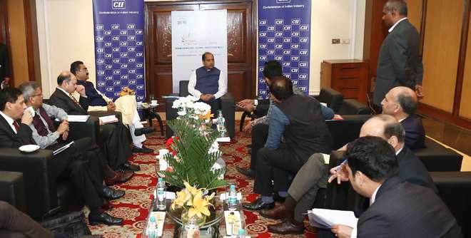 Chief Minister woos investors at Hyderabad