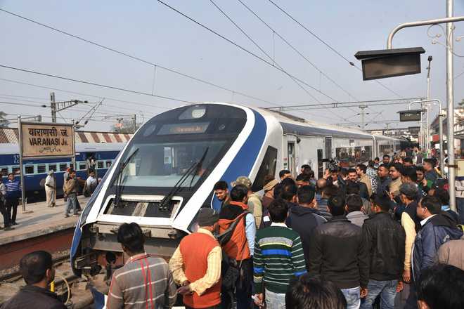 Train 18 again pelted with stones during trial run