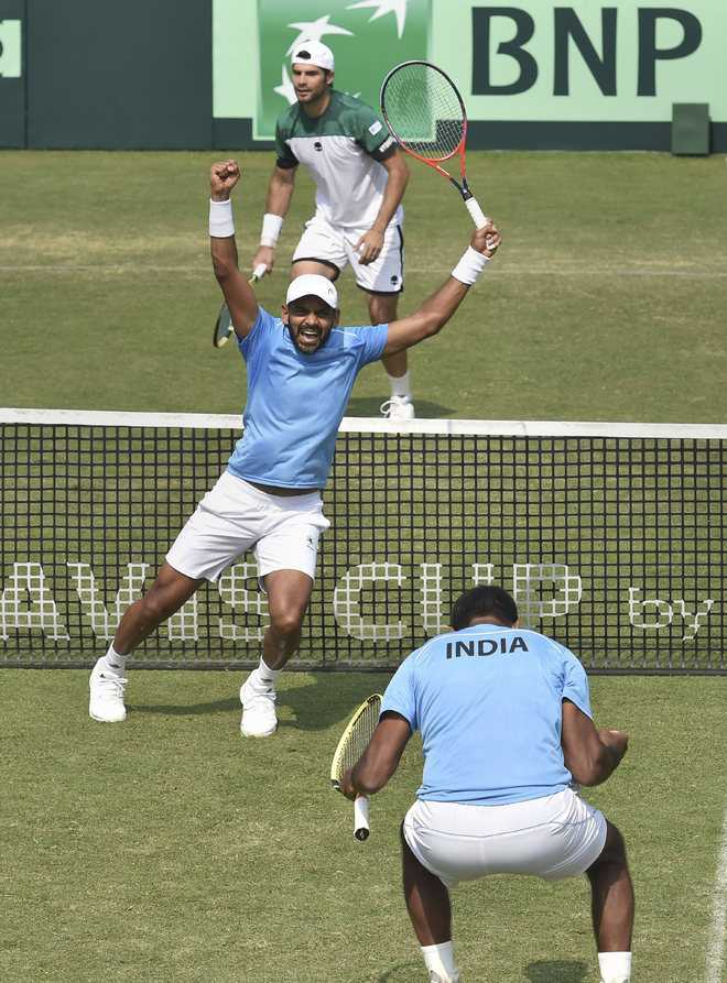 Bops-Sharan win but India lose 1-3 to Italy, back to Davis Cup zonals