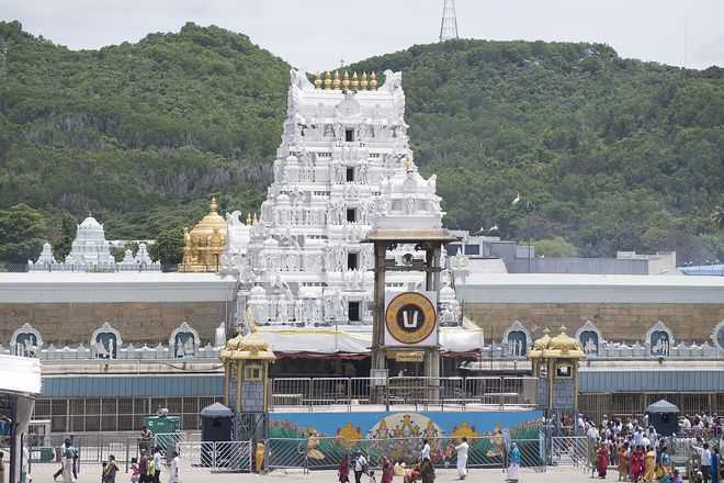 Three diamond-studded gold crowns stolen from Tirupati temple