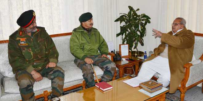 Army Generals discuss state security issues with Governor