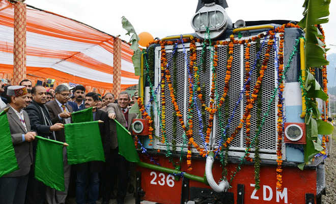 Pathankot-Jogindernagar  Express flagged off