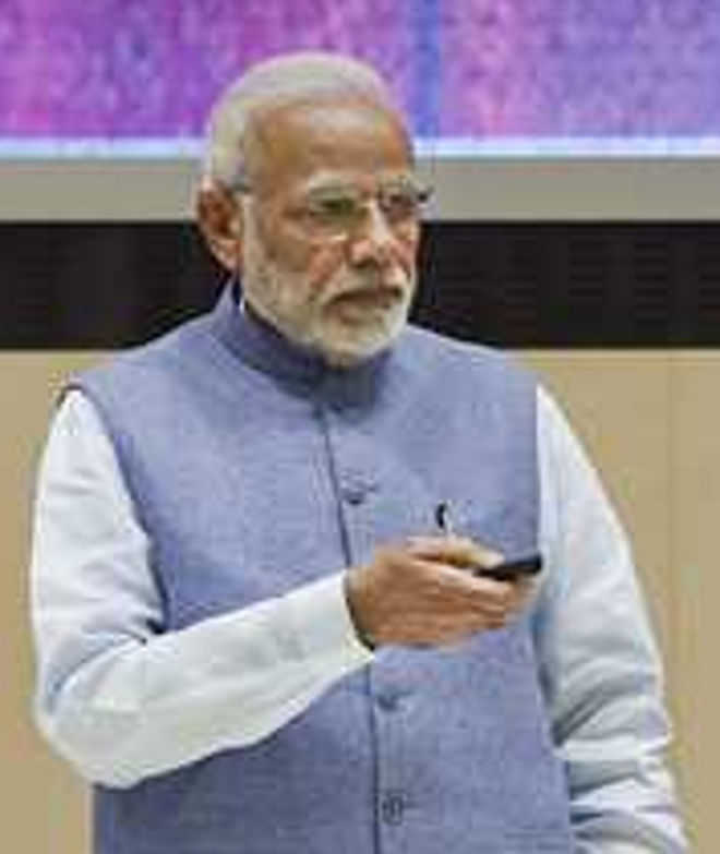 Uproar over online stone laying by PM
