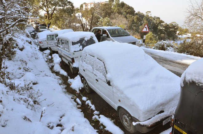 Lower Dharamsala experiences snow after 6 years