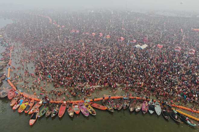 2 crore expected to take holy dip at Kumbh on Basant Panchami
